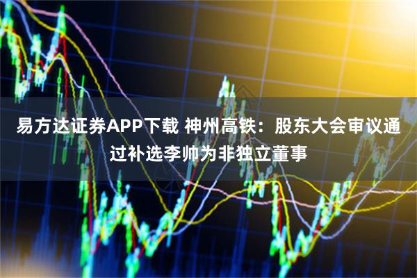 易方达证券APP下载 神州高铁：股东大会审议通过补选李帅为非独立董事