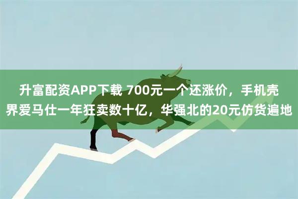 升富配资APP下载 700元一个还涨价，手机壳界爱马仕一年狂卖数十亿，华强北的20元仿货遍地